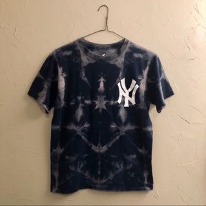 Mickey Mantle Custom Tie-Dye T-Shirt